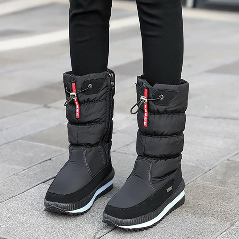 Women's Winter Thickened Waterproof Anti-skid Cotton Boots