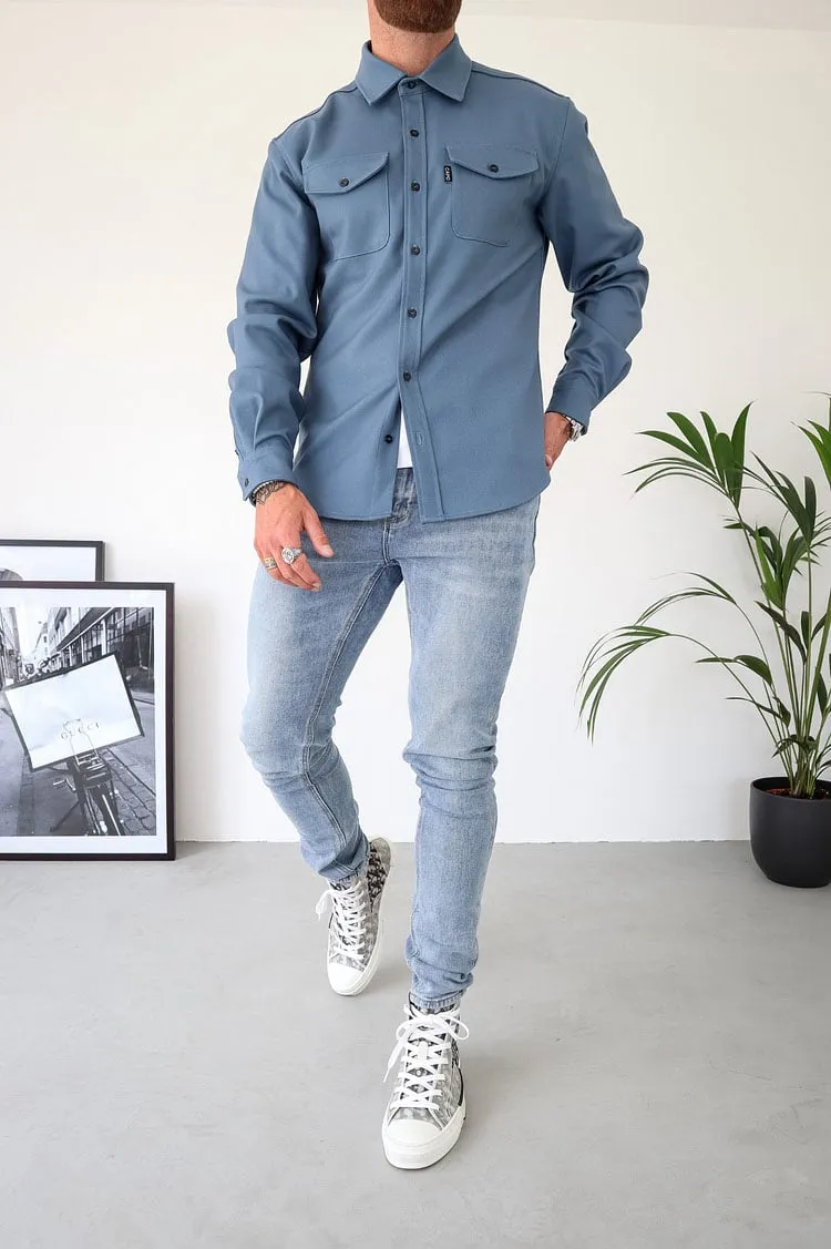 BUTTON DOWN SHIRT JACKET (BUY 2 FREE SHIPPING)