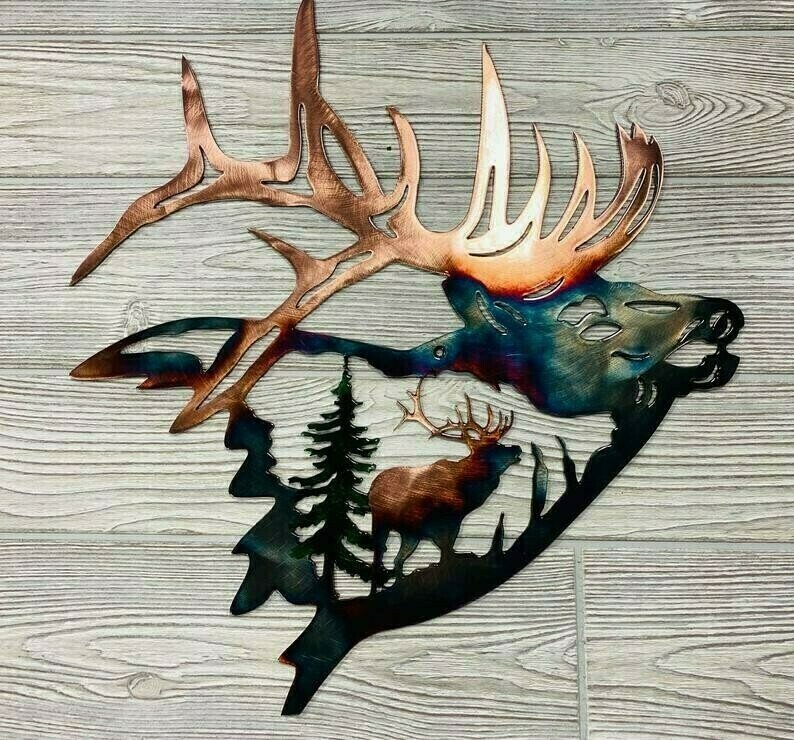South Carolina Outline Palmetto Metal Art