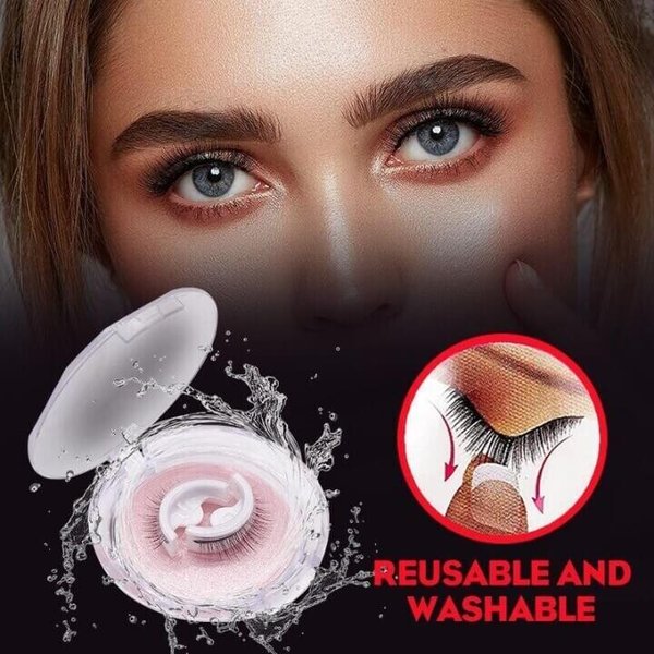 🎁2023 Hot Sale🎁Waterproof & Reusable Self-Adhesive Eyelashes