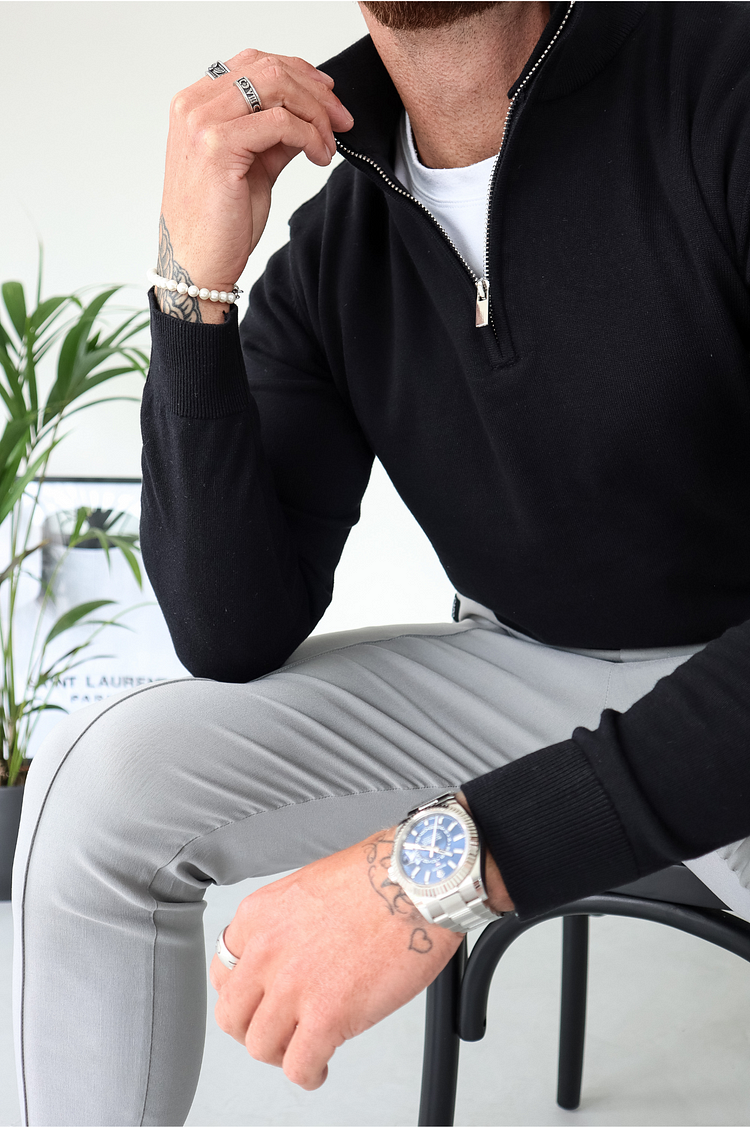 Egyptian Cotton 1/4 Zip Top