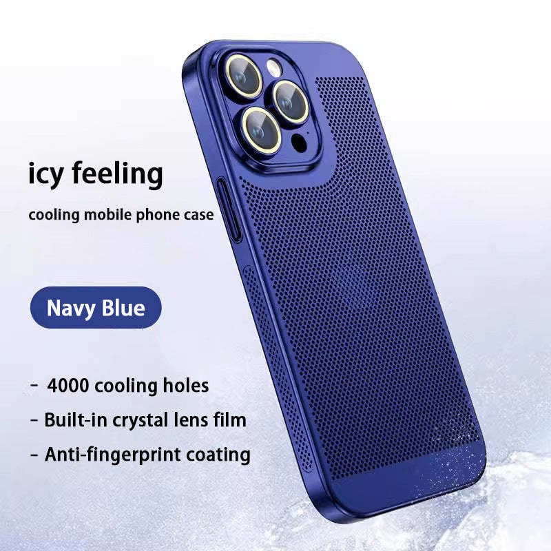 Electroplating Heat Dissipation Case Cover for iPhone