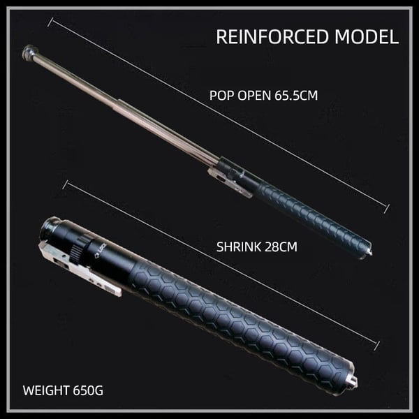 🔥Hot Sale- Enhanced Automatic Retractable Self-Defense Stick