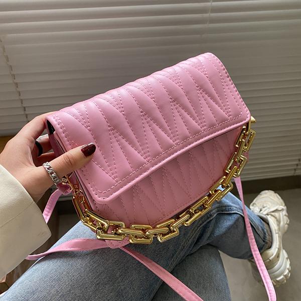 Chicinskates Fashion Obscured PU One-Shoulder Diagonal Bag