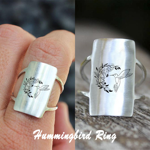 ❤️40% OFF FOR VALENTINE'S DAY🌹HUMMINGBIRD RING - GIFT FOR ANIMAL LOVER