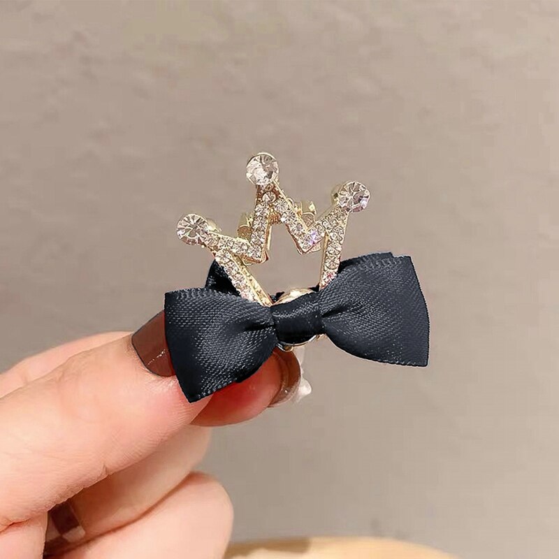🔥LAST DAY 50% OFF✨2PCS Sparkling Crystal Stone Bow Hairpin