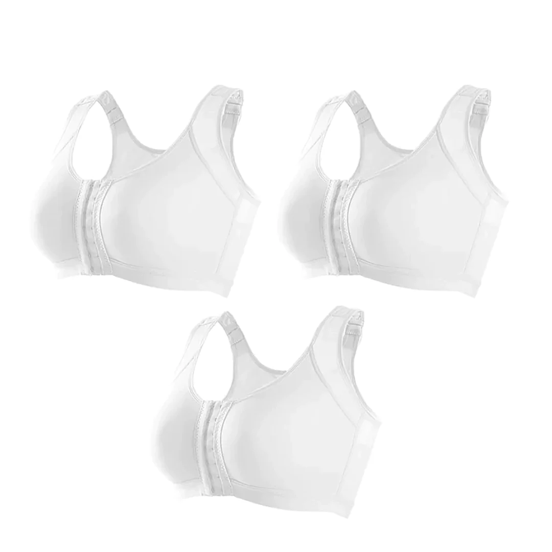 CURVEBRA – Last day 70% OFF – Front Closure Posture Wireless X-Shaped Back Support Full Coverage Bra