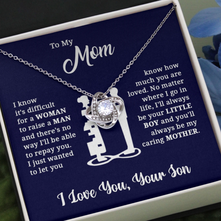 Mom - Loved Mother - Necklace