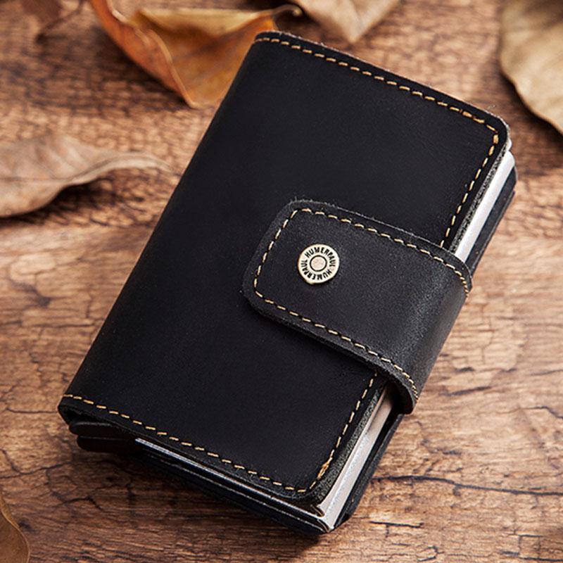 RFID Anti-Theft Multifunctional Genuine Leather Wallet