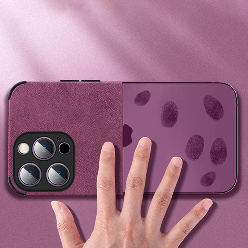 Lambskin Leather Case Cover For iPhone
