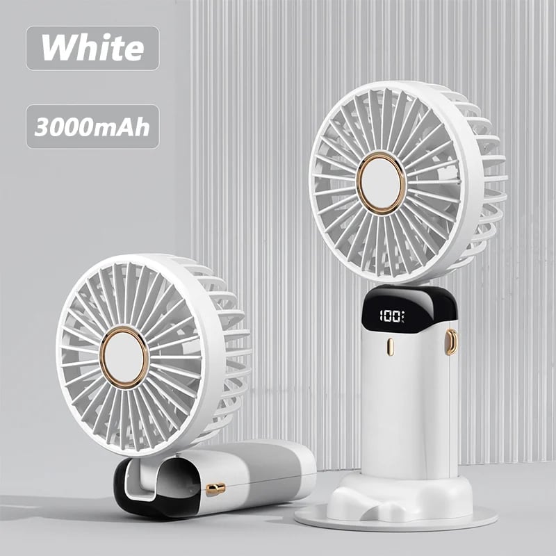 Portable electric cold compress cooling fan
