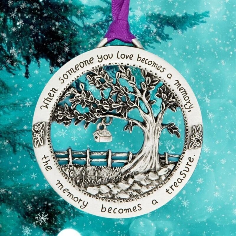 🎄Merry Christmas Memorial Ornament - When Someone You Love Becomes a Memory💖