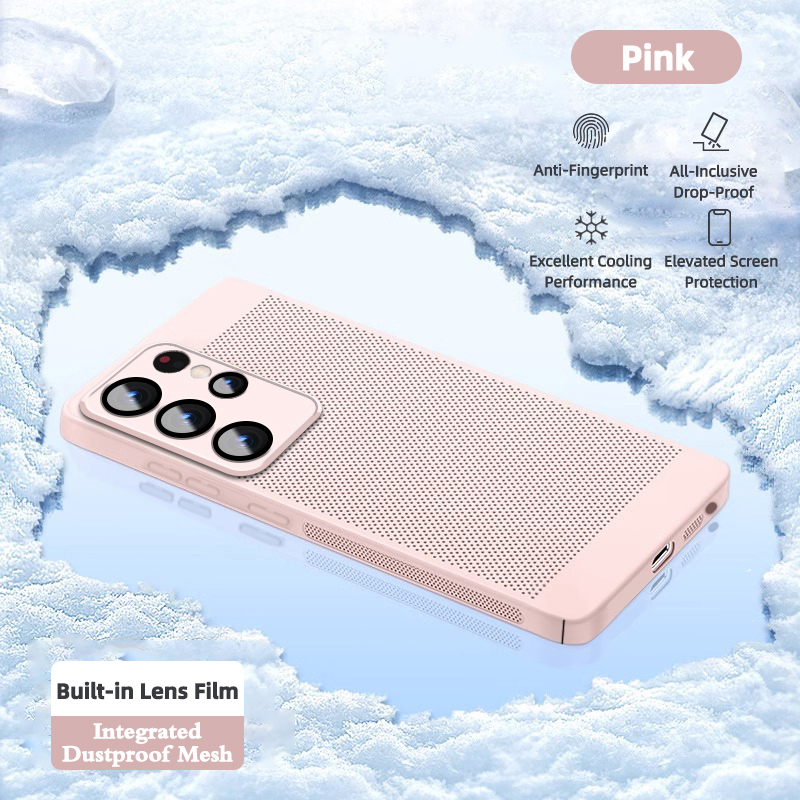 Honeycomb Ventilation Grid Heat Dissipation Case Cover for Samsung