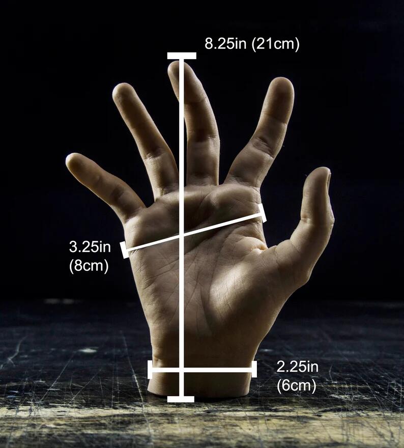 Thing Hand - Poseable Silicone Hand Prop Decoration - Life-sized and very realistic