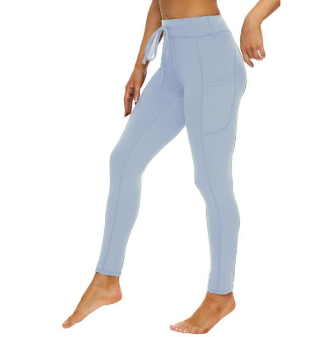 Tethered tight stretch yoga pants