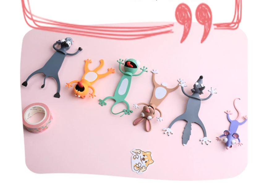 3D Ouch! I'm Stuck! Animal Bookmark
