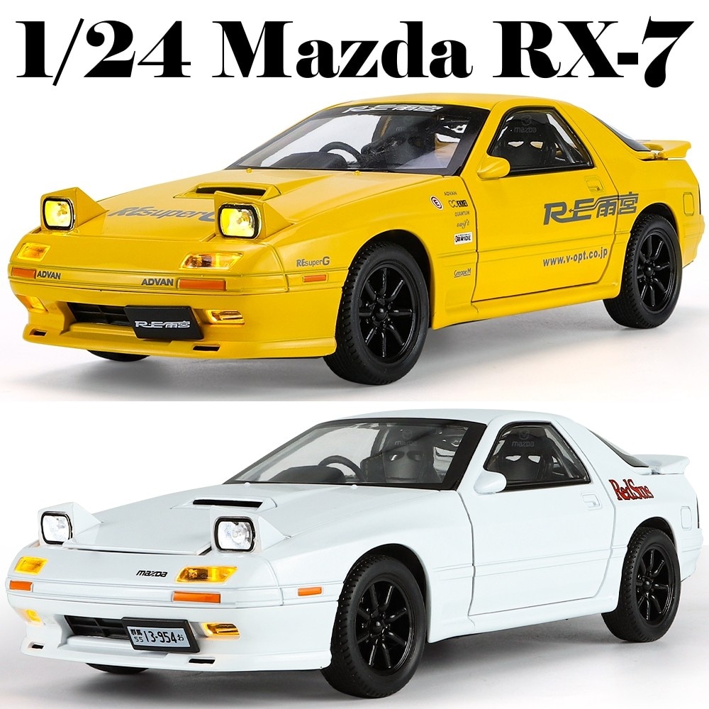 1:24 Mazda RX-7 Infini FC3S Die-cast Car Model Simulation Vehicle