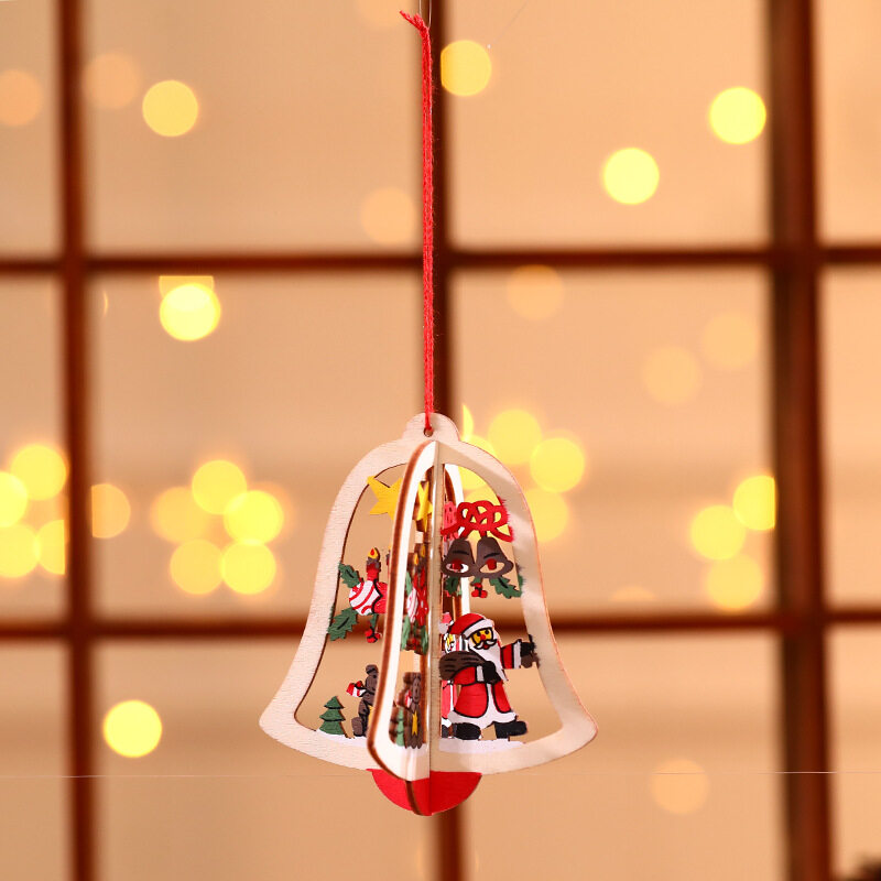 (🌲Early Christmas Sale- SAVE 49% OFF)Christmas Wooden Pendant-BUY 1 GET 1 FREE TODAY!