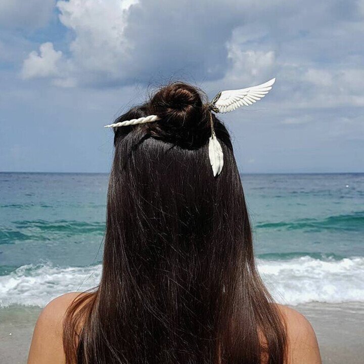Angels Wing Unicorn Pegasus Hair Stick