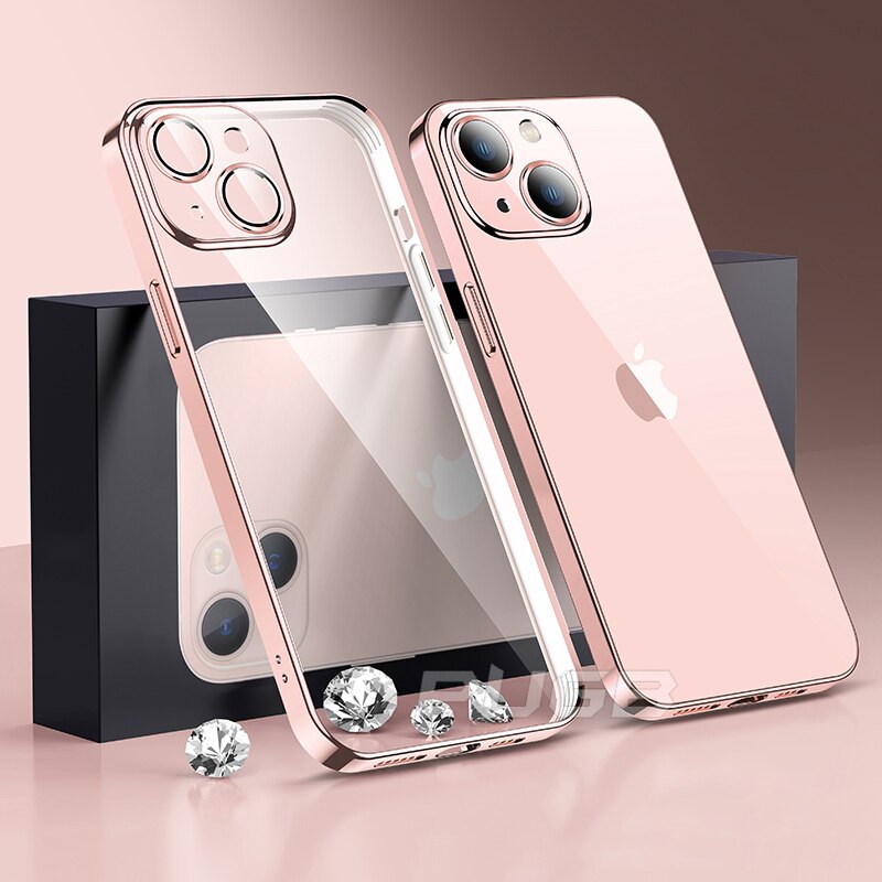 Apple transparent silicone case