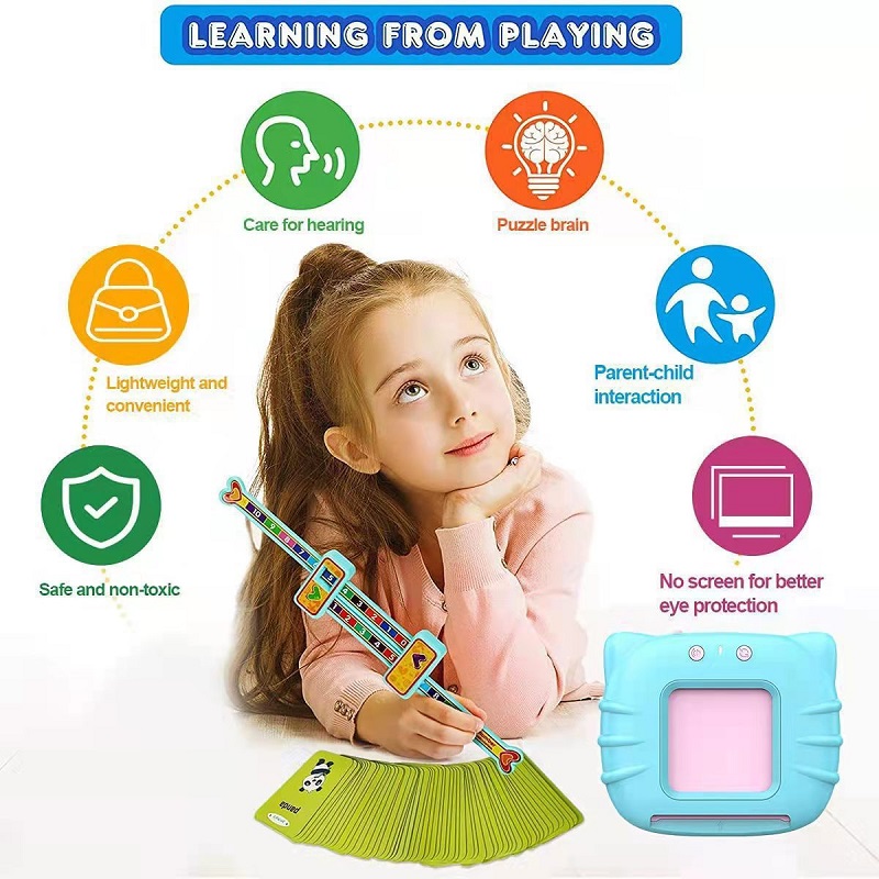 （BUY 2 SAVE 48% OFF🔥）Emicroft Audible Flashcard Device + Flashcards