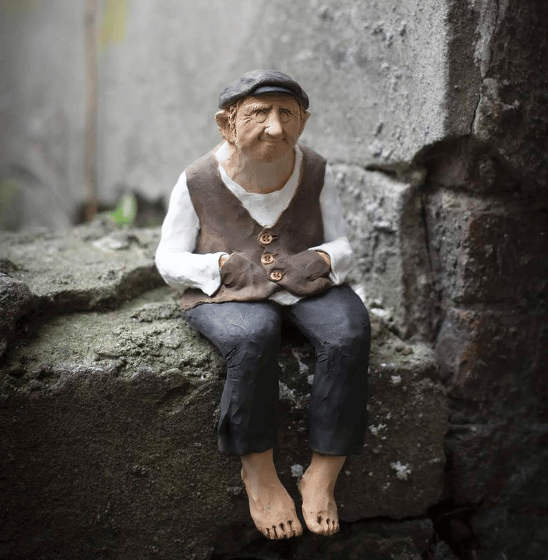 Handmade character sculpture