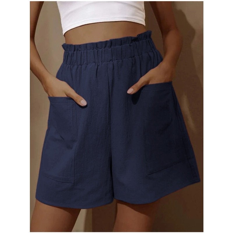 Women's Summer High Waist Wide Leg Casual Shorts - Buy 2 free shipping