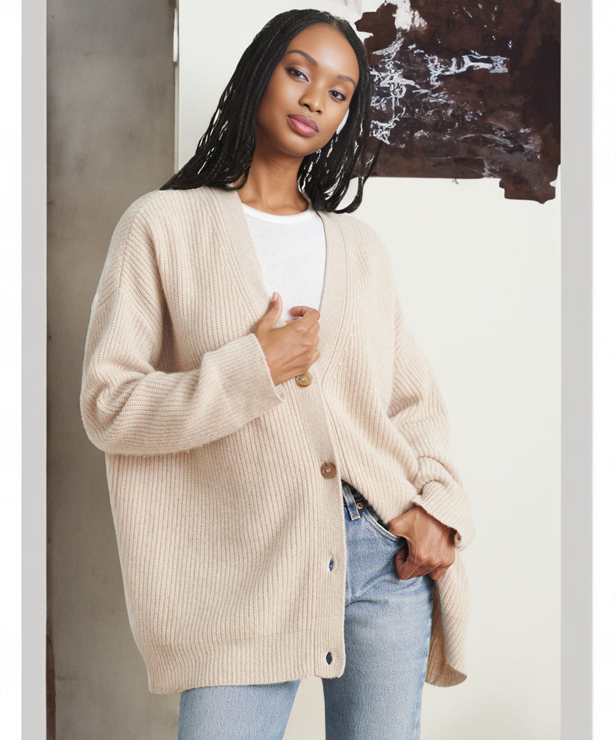 Cashmere Cocoon Cardigan (Buy 2 Free Shipping)