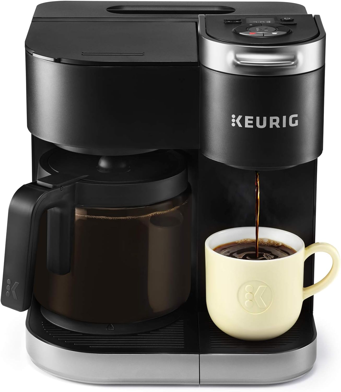 Keurig K-Duo Single Serve K-Cup Pod & Carafe Coffee Maker. Black