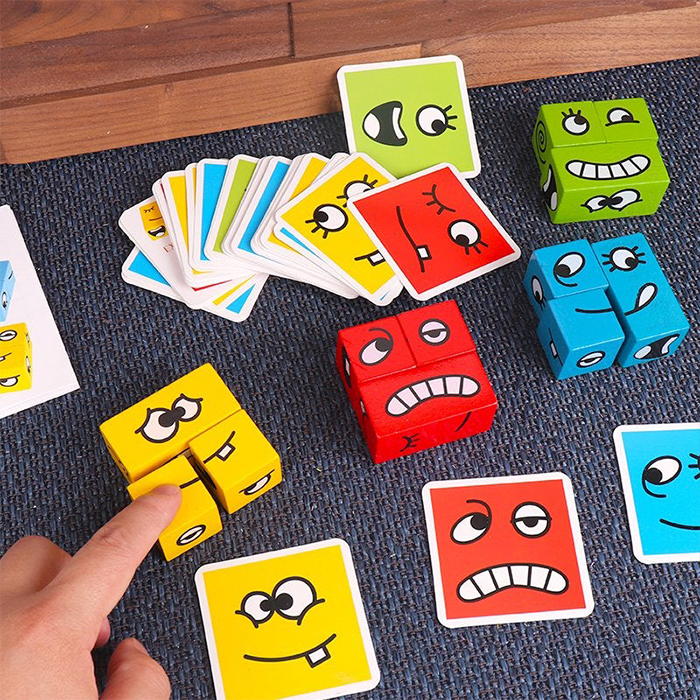 Puzzle Building Cubes