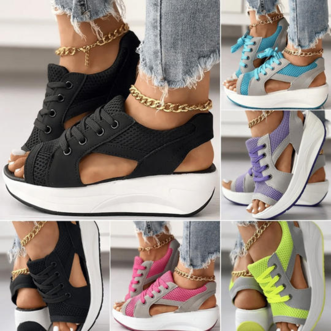 Brashmi Lace-Up Sandals