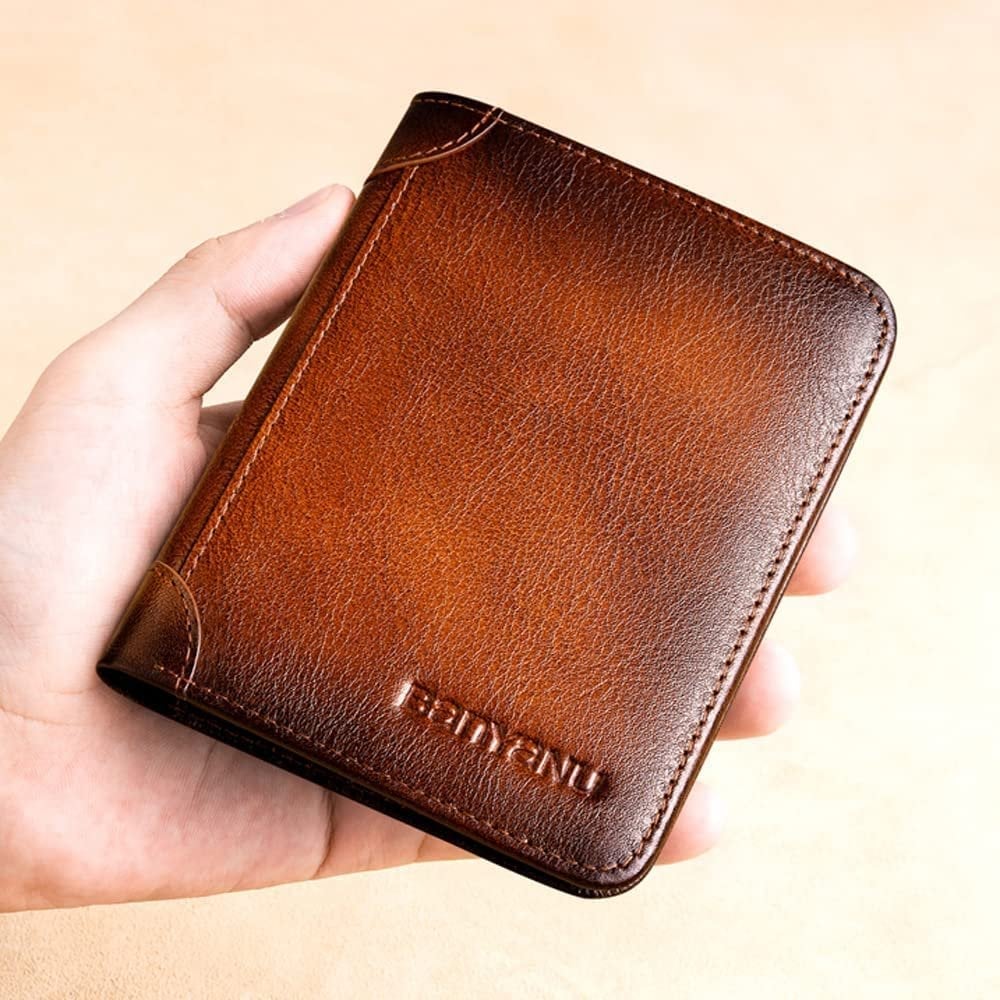 Last Day 49% OFF – Multi-functional RFID Blocking Waterproof Durable Genuine Leather Wallet