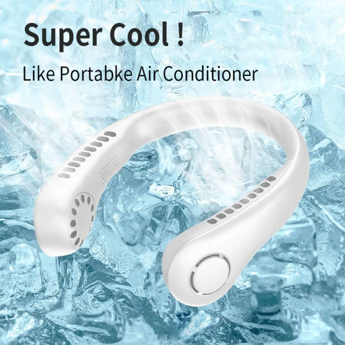 (🎁🔥Father's Day Sale-80% OFF）2022 New Portable Neck Fan-Buy 2 Free Shipping