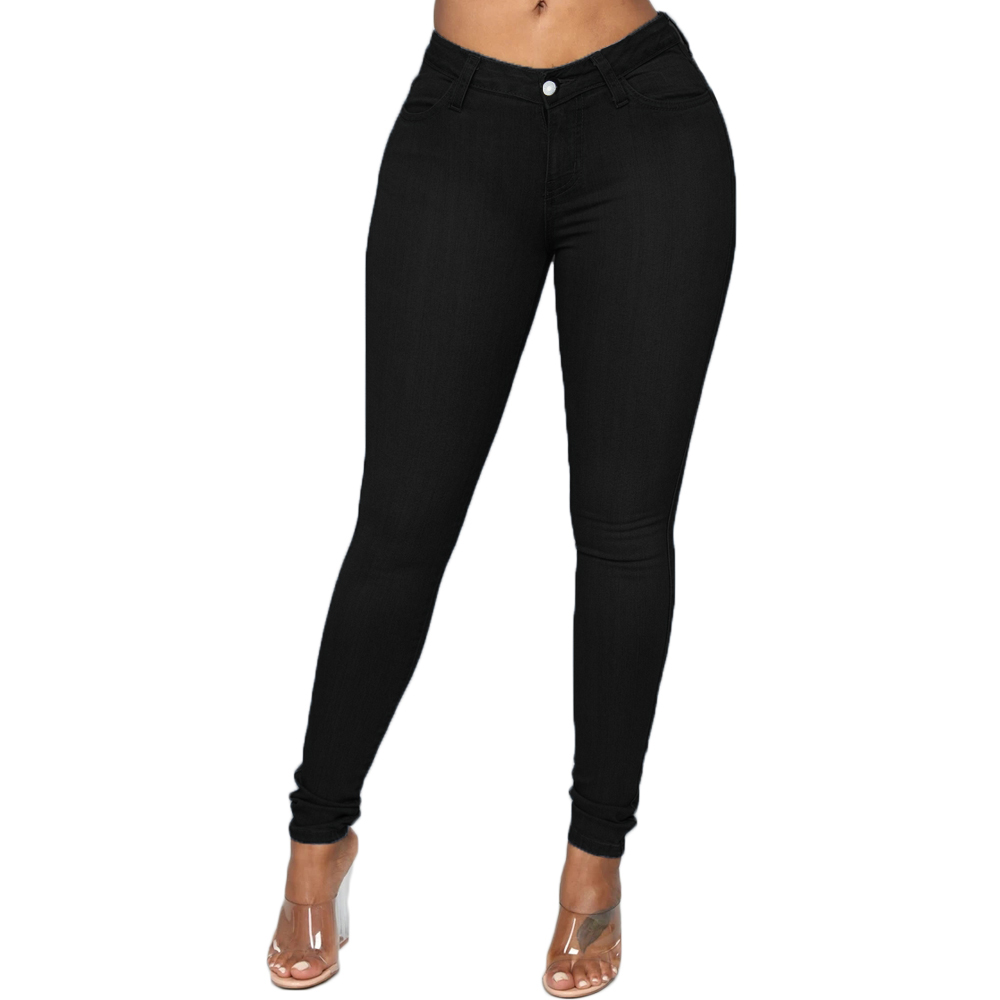 Plus Size Women's Stretch High Waist Skinny Jeans - BUY 2 GET FREE SHIPPING