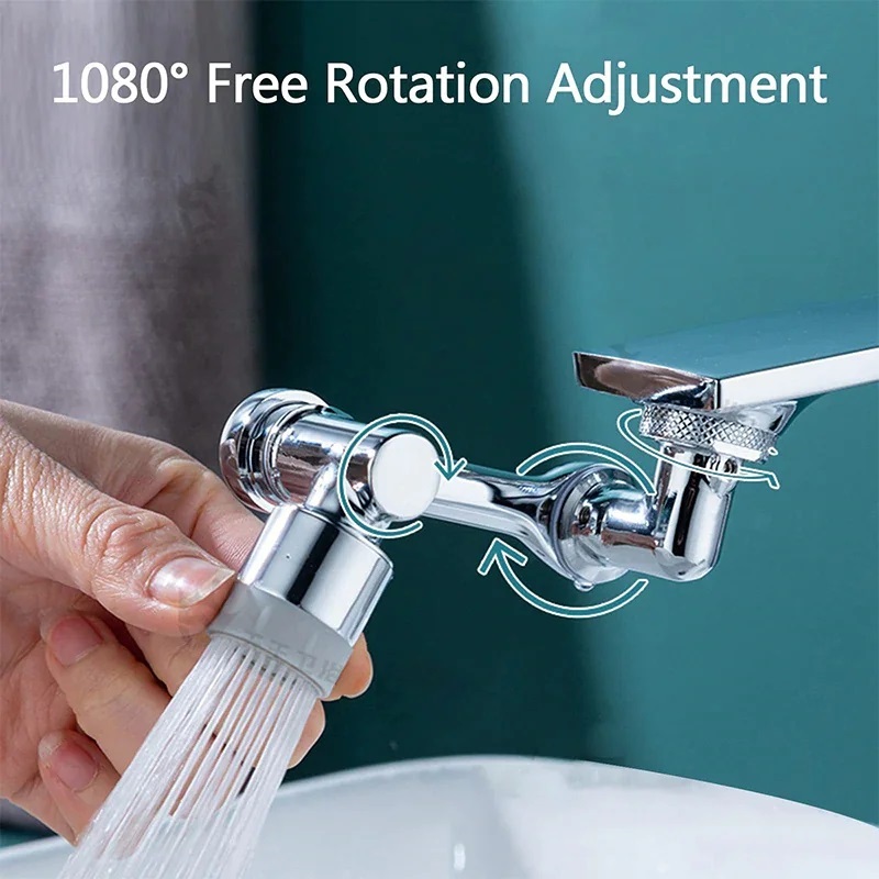 👍Rotating 1080° Robotic Arm Faucet (Universal Model)