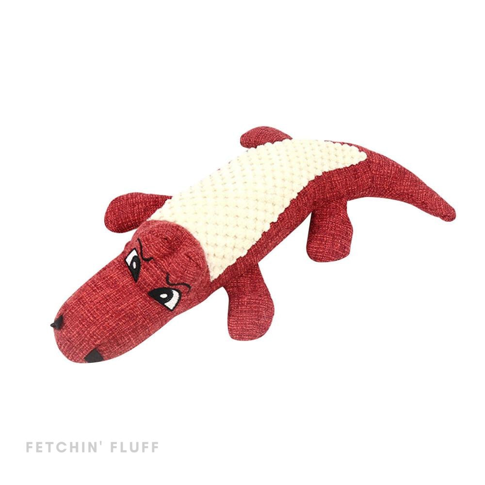 ROBUSTGATORTM - INDESTRUCTIBLE SQUEAKY PLUSH TOY FOR AGGRESSIVE CHEWERS