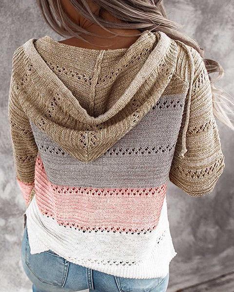 Zipper Colorblock Sweater