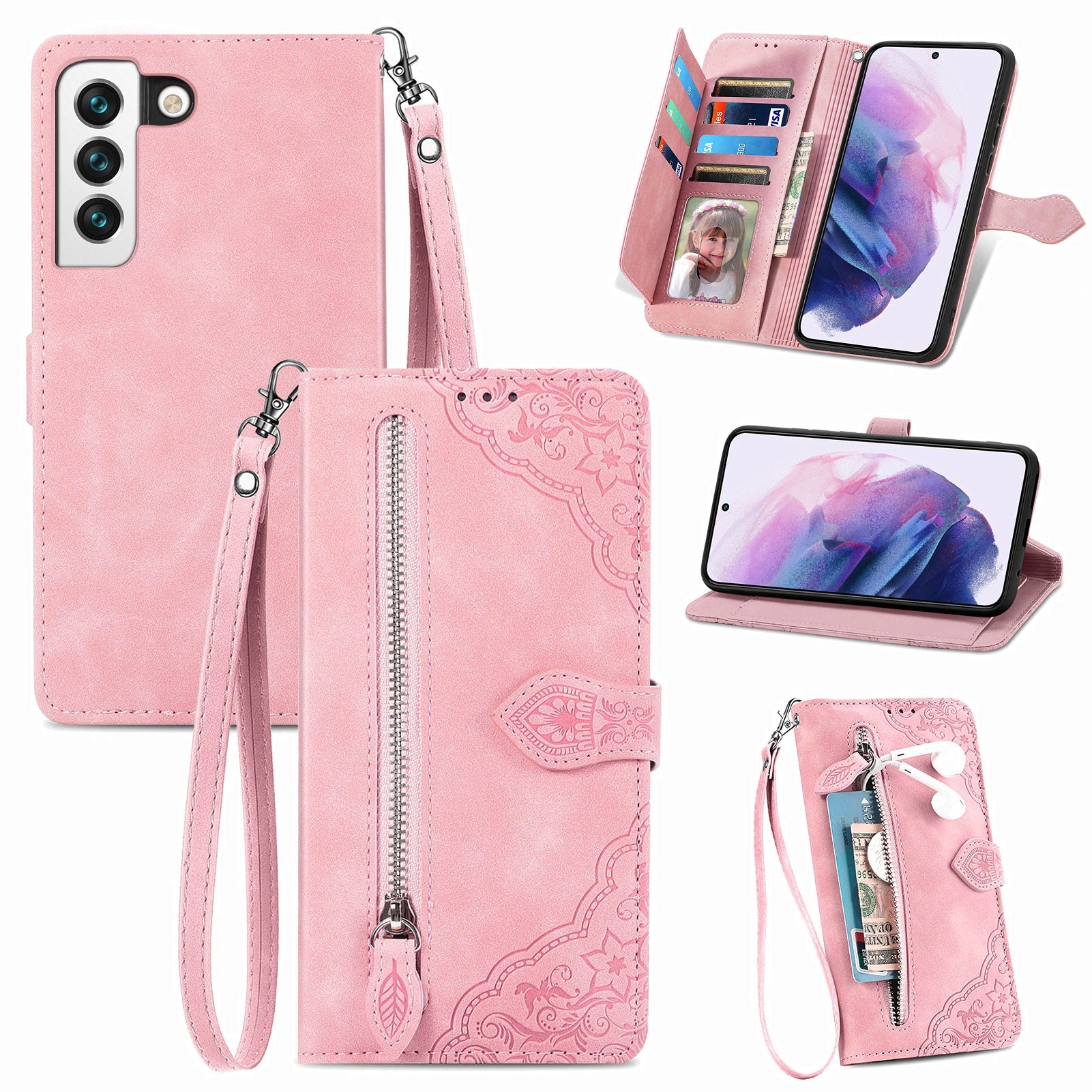Versatile Elegance Wallet Flip Case for Samsung Galaxy