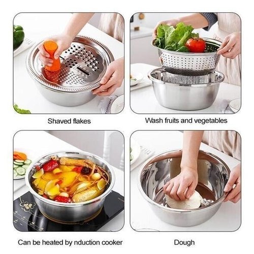 3 in 1 Kitchen Multipurpose Julienne Grater