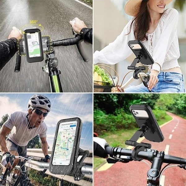 🔥Waterproof Bicycle & Motorcycle Phone Holder