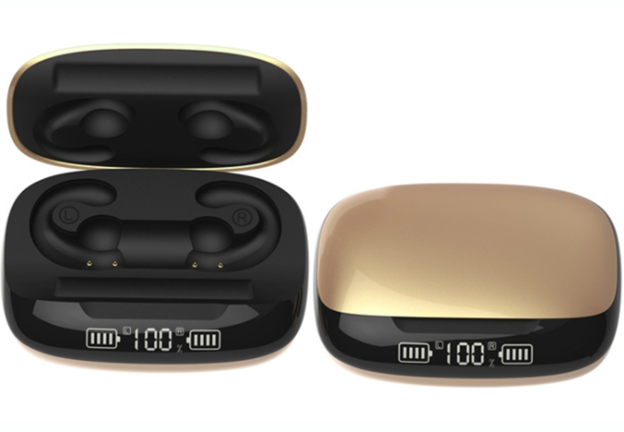True Wireless Earphones - HIFI Stereo & Intelligent Noise Reduction Sport Waterproof Earbuds with Charging Case LED Screen