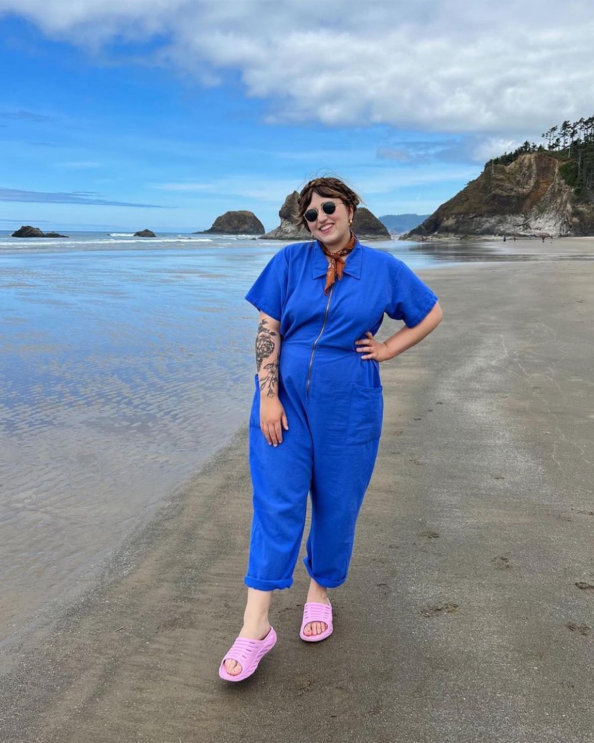 Nakans Cropped Utility Jumpsuit(Buy 2 Free Shipping)