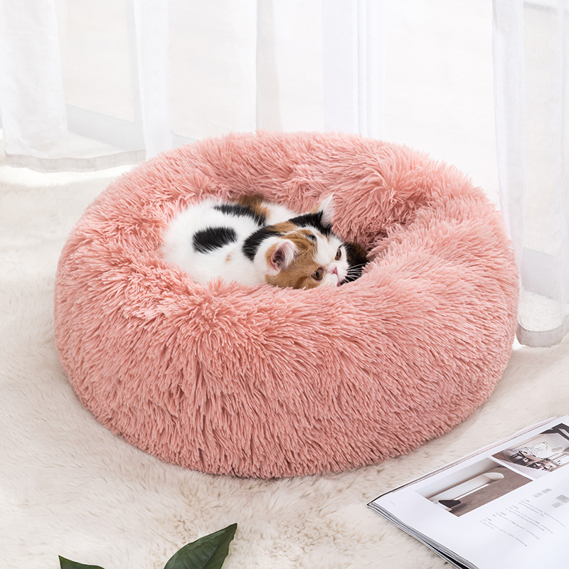 🔥Christmas Sale [50% OFF] Plush Donut Pet Bed - Buy 2 Free Shipping