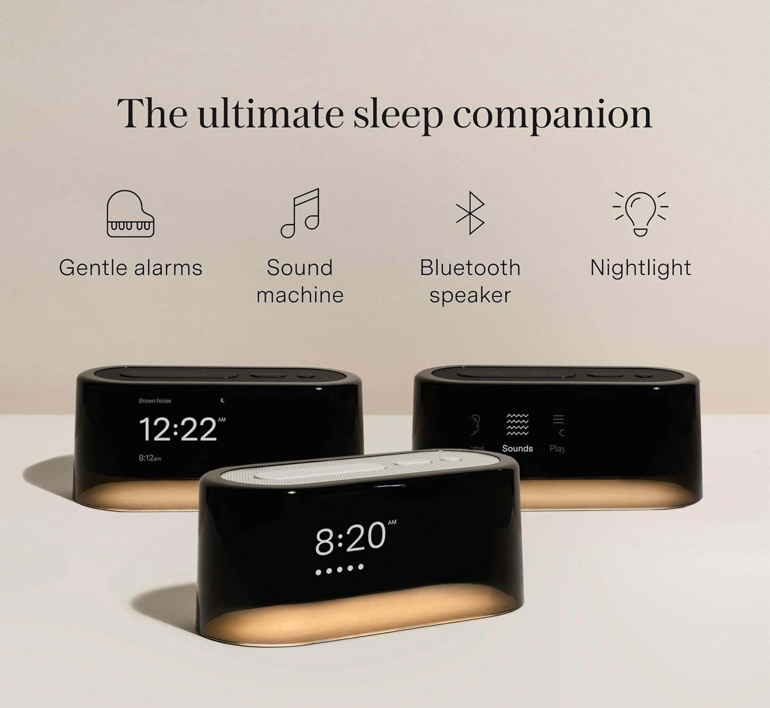 Loftie Smart Alarm Clock Sound Machine Bluetooth Speaker Custom Alarms