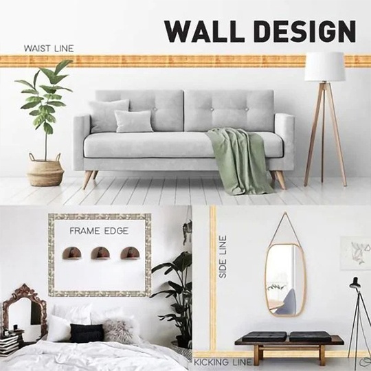🔥50% OFF Last Day Sale - Self-Adhesive 3D Wall Edging Strip (7.55 Feet)-BUY 5 GET 5 FREE (SAVE 20% OFF & FREE SHIPPING)