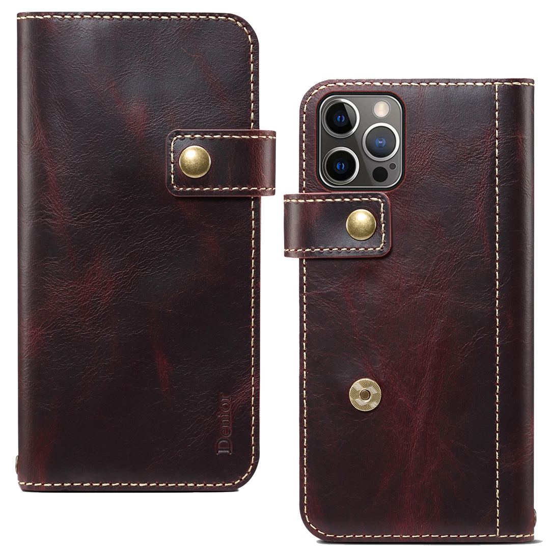 Leather Flip Multifunctional Business Case Cover for iPhone