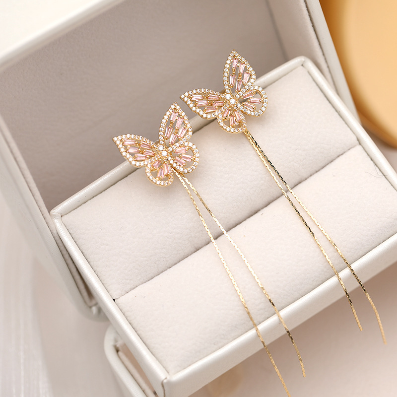 LAST DAY 49% OFF-Butterfly tassel earrings🎁The Best Gifts For Your Loved Ones💕