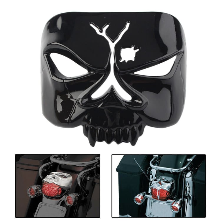 Motorcycle Skull Tail Light Cover