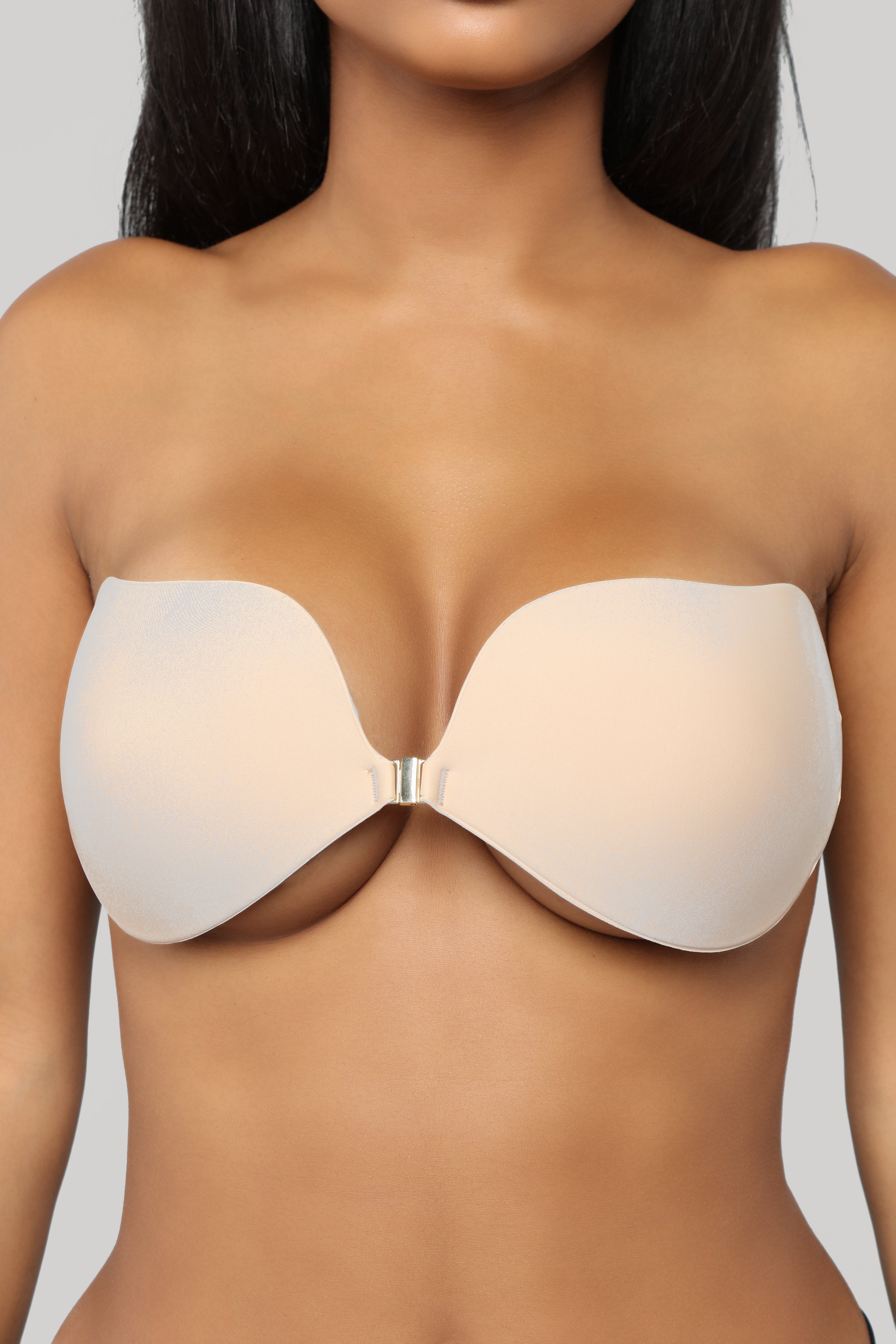 Hooked On You Push Up Invisible Bra - Nude