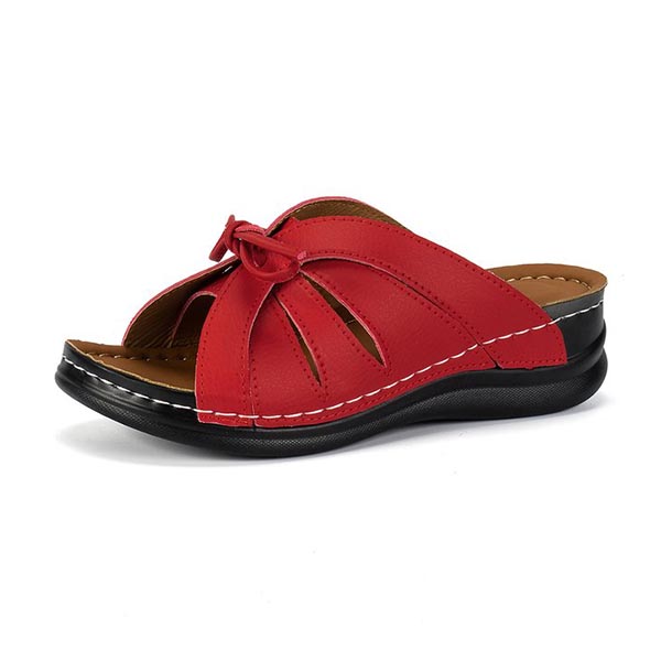 OMG!! 🔥Last Day 60% OFF-Sport Wedge Bowknot Sandal With High Arch Support-Buy 2 Free Shipping